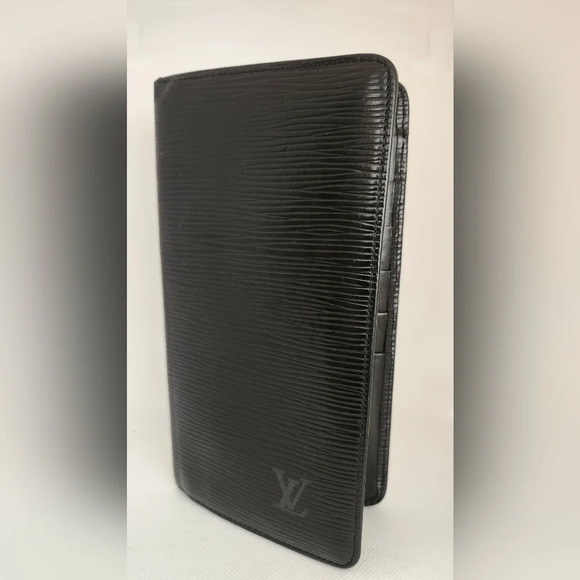 Louis Vuitton Black Epi Long Bi-Fold Wallet - Picture 1 of 10
